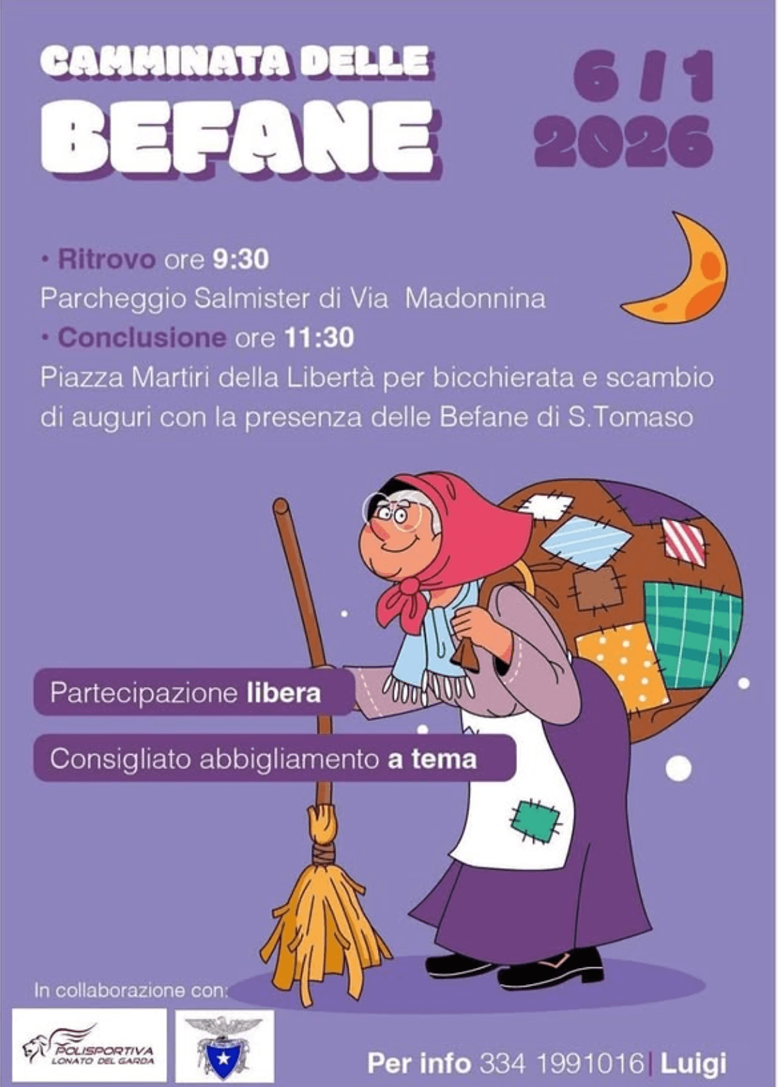 Camminata delle Befane 2026