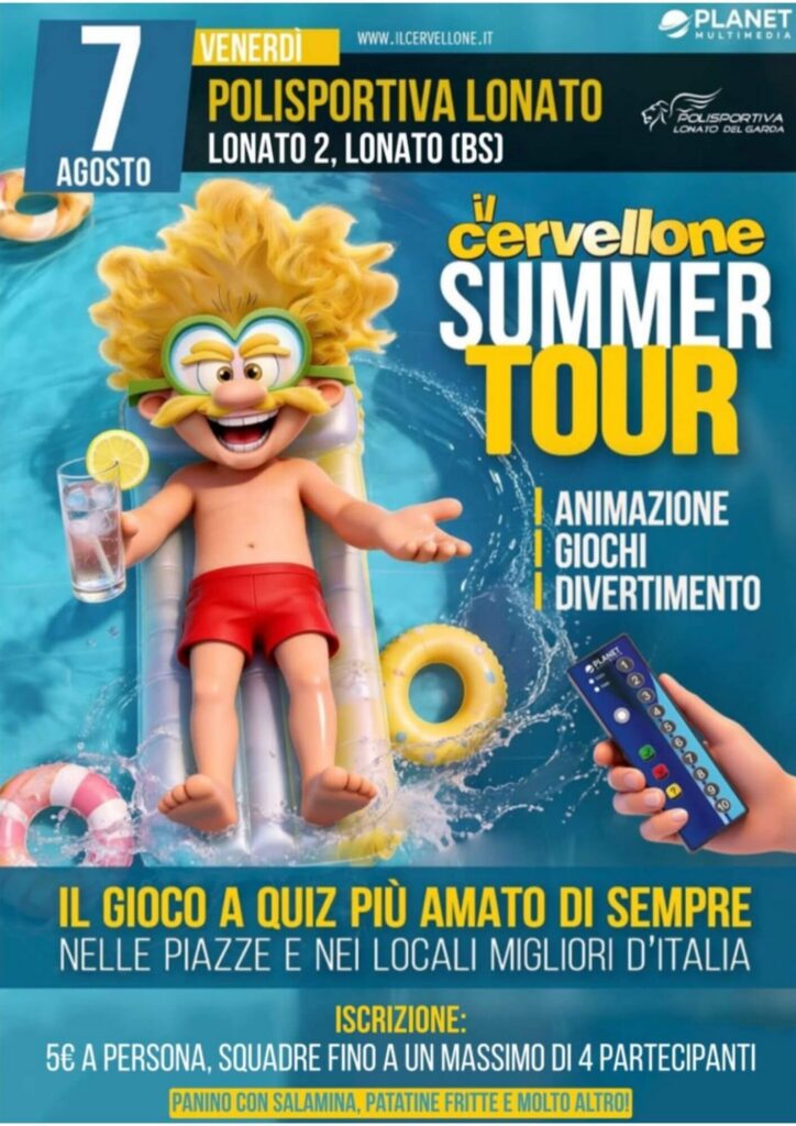 Cervellone Summer Tour - Flyer