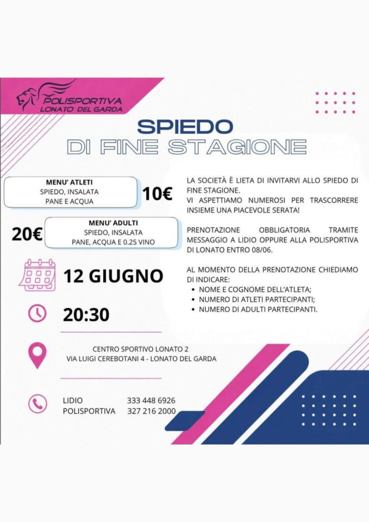 Spiedo di fine stagione - Flyer