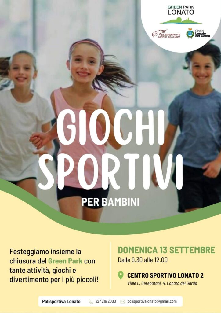 Giochi Sportivi per bambini - Flyer